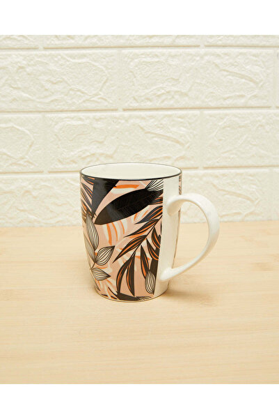 REDTAG Multicolour Leaves Printed Mug