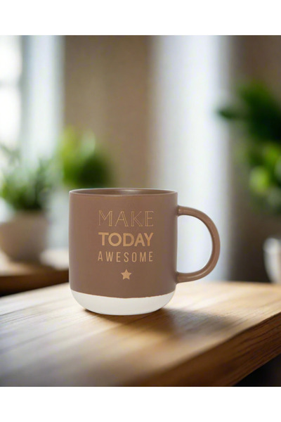 REDTAG Brown Make Today Awesome Mug (13 Oz)