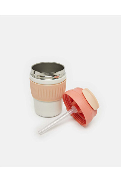 REDTAG Pink And White Travel Mug