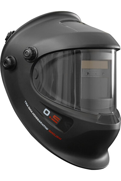 SGTT Mască de sudură BlackMatte, autodark, reglare automată, alimentare cu ce...