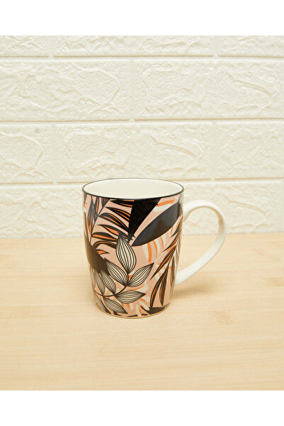 REDTAG Multicolour Leaves Printed Mug
