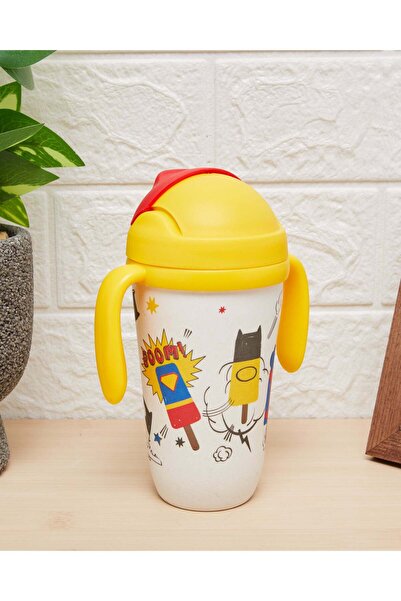REDTAG Yellow And Red Kids Water Bottle
