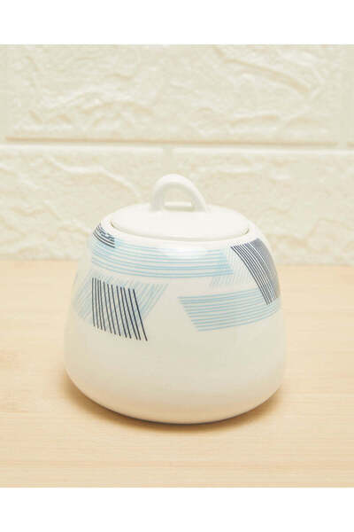 REDTAG Blue Printed Sugar Pot