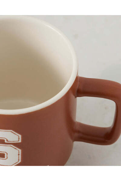 REDTAG Brown Alphabet Mug S (12.3 Oz)