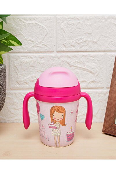 REDTAG Pink Kids Water Bottle