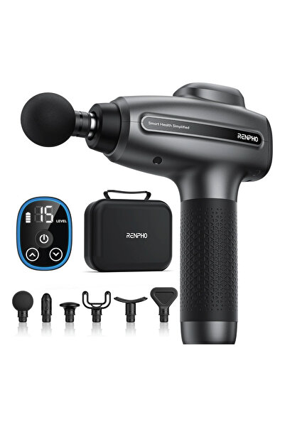 RENPHO Massage Gun Deep Tissue Electric Handheld Massager Gun - Black