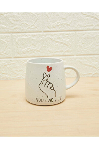 REDTAG كوب مطبوع عليه قلب أبيض