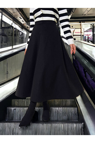 MissRunin تنورة كاشي بسحاب - كاكي