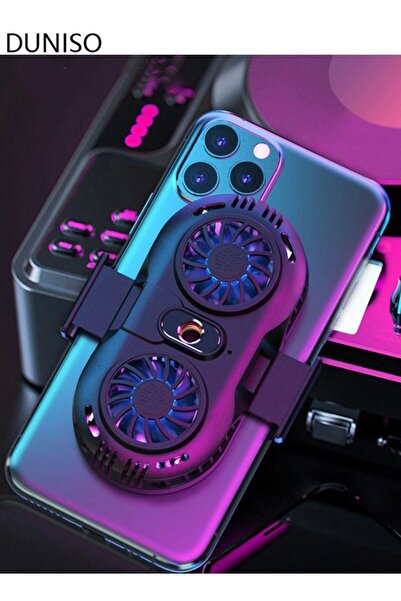 DOMEET Phone Cooler Cellphone Radiator with Dual Semi-Conductor Cooling Chip Mobile Phone Cooling Fans With