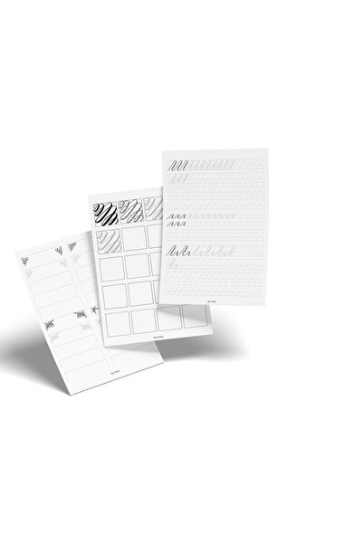 Libra Introduction to Artistic Calligraphy, Exercise Sheets 60 pages