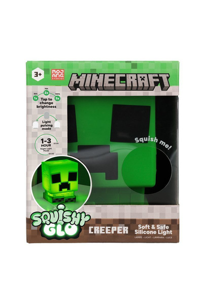 Paladone Lampa Minecraft Creeper SquishyGlo Silicone Light Rechargable
