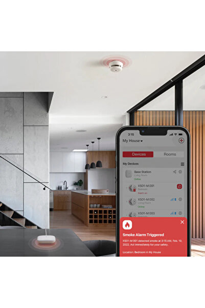 X-Sense Akıllı Duman Dedektörü (3x XS01-M + SBS50), Model FS31