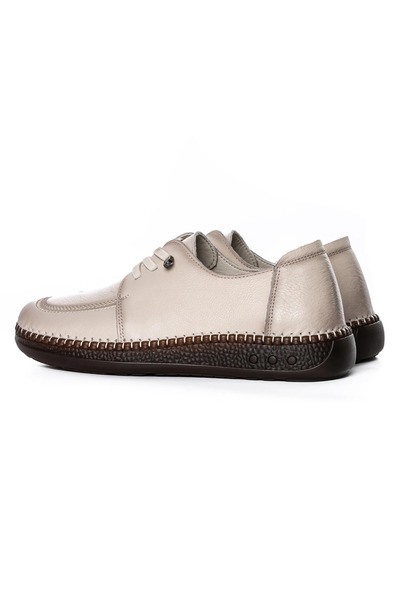 FORMAZIONE Women's Casual Shoes Made of Genuine Leather KM327 Cream