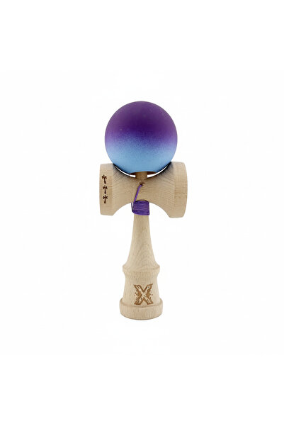 Berbis Kendama X Originala, Violet / Albastru, Profesionala, Cupe Mari, Rubbe...