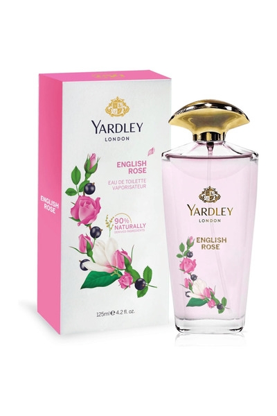 YARDLEY عطر الزهور الساحر انجلش روز من ياردلي لندن، 125 مل، 6343601-36N، للنساء