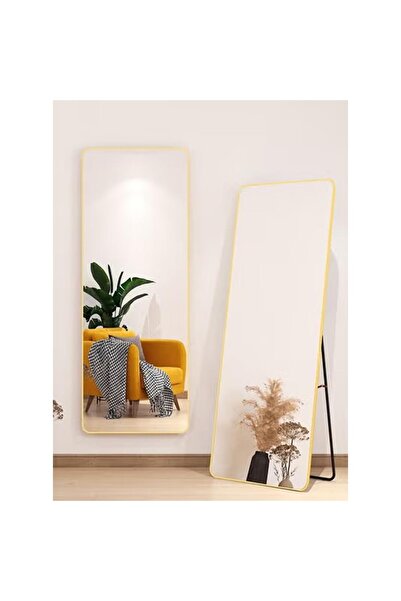 KEKE مرآة خلع الملابس الدائمة 70 × 170 لون ذهبي