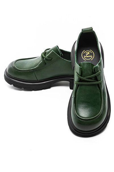 FORMAZIONE Γυναικεία Casual Παπούτσια από Γνήσιο Δέρμα KM6716 Πράσινο