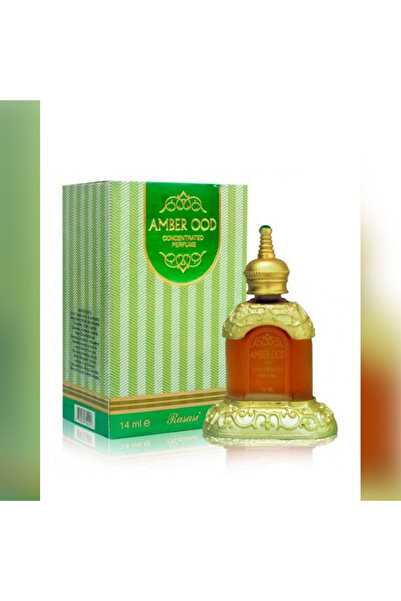Rasasi Rasasi Amber Oud Unisex Perfume, 14ml