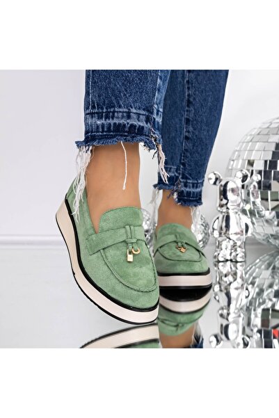 mei Γυναικεία Casual Παπούτσια 3LE37 Πράσινο