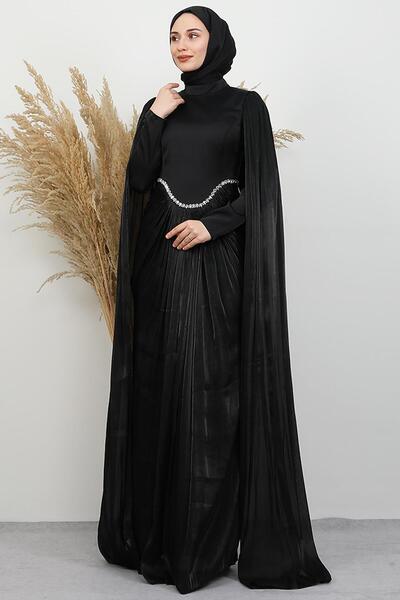 GİYZAMİLA Armin Yoryo Evening Dress Black