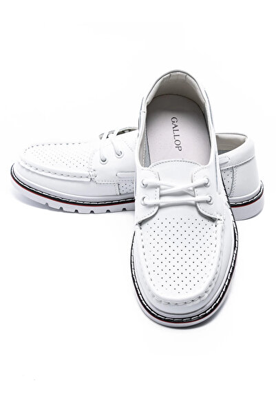 gallop Women's Casual Shoes Made of Genuine Leather K98104 White