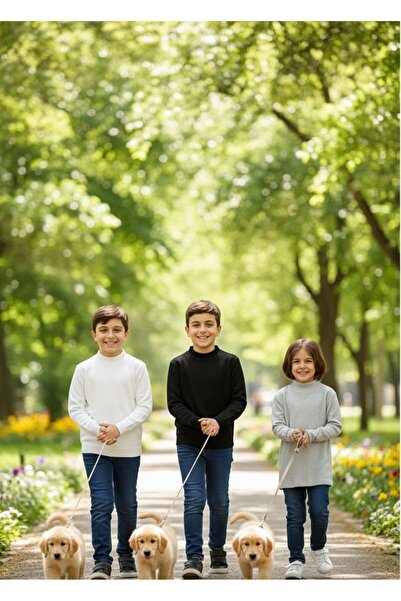 Mcr Unisex (Girl-Boy) Children's Long Necklace Fishing Collar Corded Fabric C...