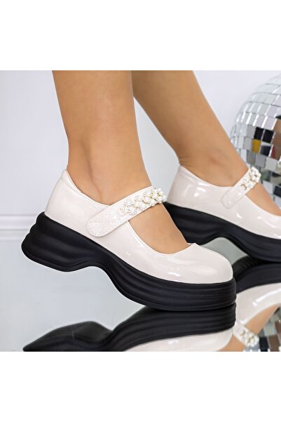 mei Дамски ежедневни обувки 3WL193 Бежови