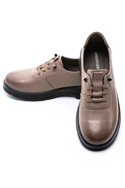 advancer Γυναικεία Casual Παπούτσια από Γνήσιο Δέρμα N725 Ροδακινί