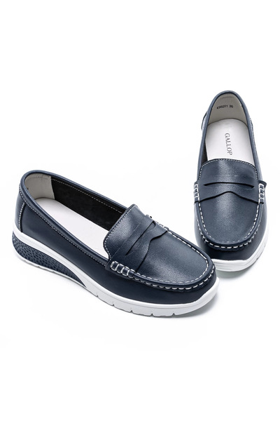 gallop Women's Casual Shoes Made of Genuine Leather K98201 Dark Blue