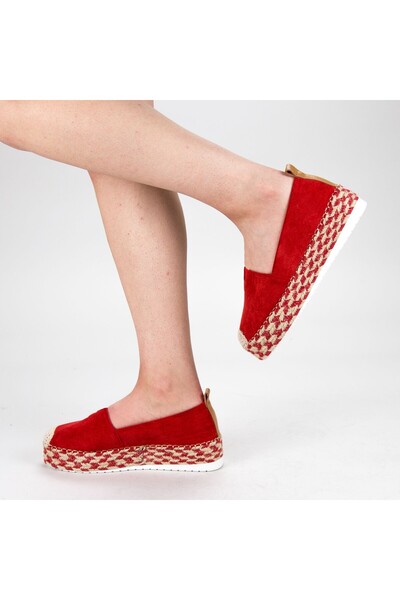 Botinelli Women's Casual Shoes with Platform BL00029 Red