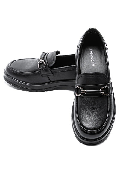 advancer Γυναικεία Casual Παπούτσια από Γνήσιο Δέρμα N750 Μαύρα