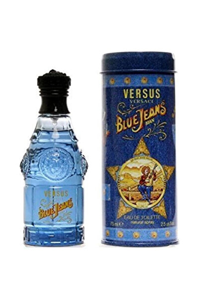 Versace Versus Blue Jeans Eau de Toilette Spray for Men by Gianni Versace, 2.5 oz
