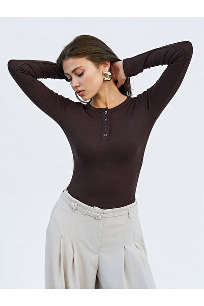 Lf Lefon πλεκτό μπαντάκι με κουμπιά