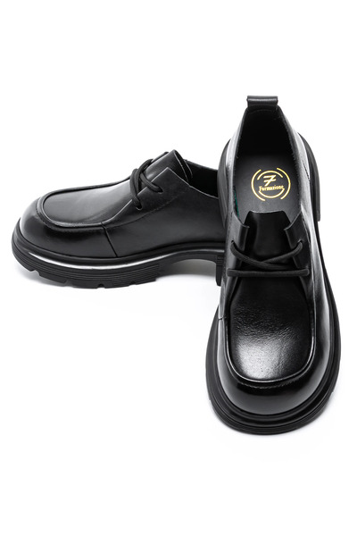 FORMAZIONE Γυναικεία Casual Παπούτσια από Γνήσιο Δέρμα KM6716 Μαύρα