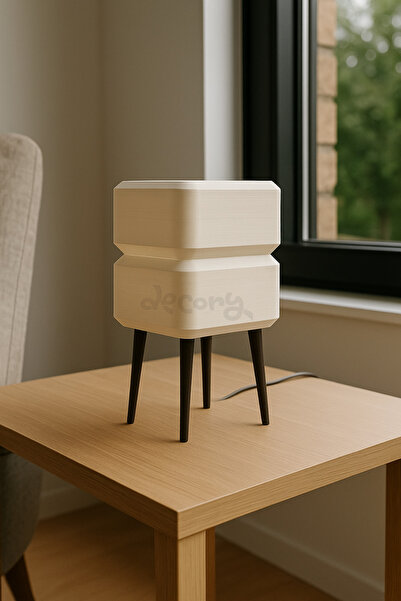 decory Pinterest Style Cozy Lampshade Table Lamp, Stylish Simple Table Lamp (Bioplastic) E27