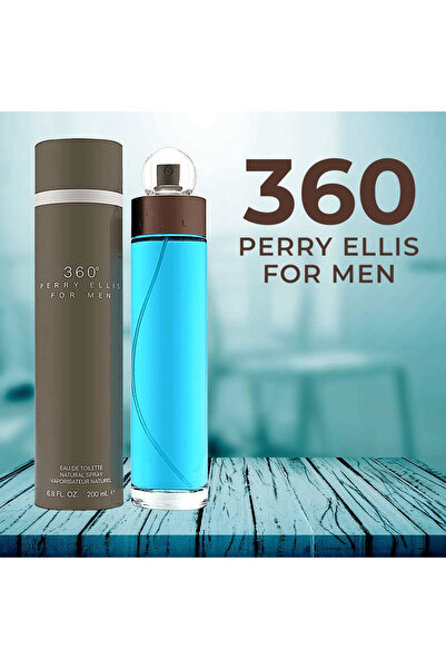 Perry Ellis بيري ايليس بخاخ او دي تواليت 360 للرجال، 6.7 اونصة، شفاف