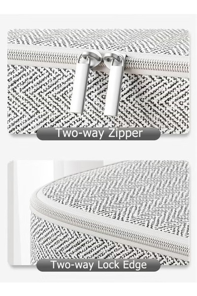 Generic Portable Quilt Storage Bag Non-woven Extra Large Can Store Clothes, Pillows, and Blankets