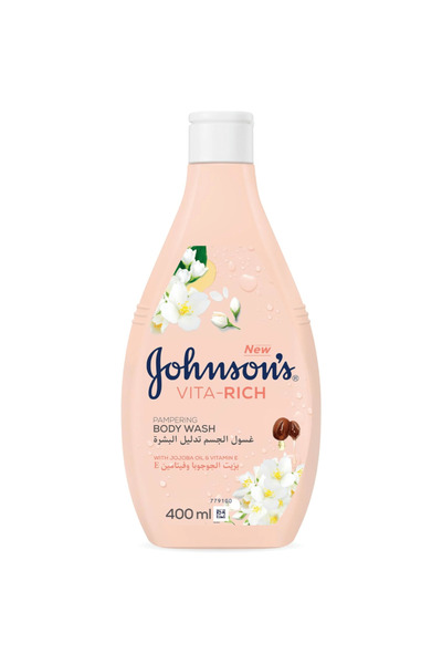 Johnson & Johnson Vita Rich Bombering Body Wash enriched with jojoba oil and vitamin E 400ml