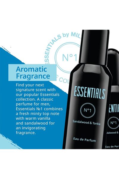 Milton Lloyd Essentials, No 1 Fragrance For Men Eau De Parfum, 50Ml