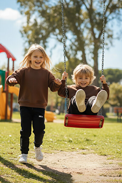 Fulla Moda California Summer Printed Unisex Kids Jogger Sweatpants