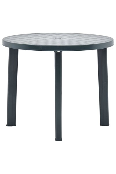 vidaxl Garden Table Green 89 cm Plastic