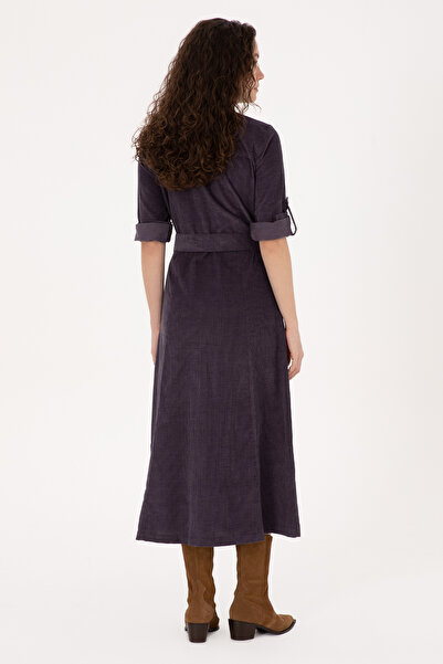 U.S. Polo Assn. Women's Plum Woven Dress 50308622-Vr074