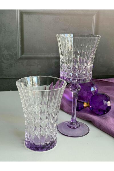 ROSSEV Darkness Purple 4-Piece Crystal Glass (120ml)