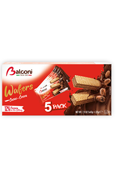 Balconi Cacao Wafer 5x45g