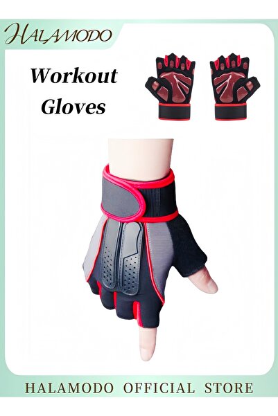 HALAMODO قفازات التمرين قفازات اللياقة البدنية قفازات الصالة الرياضية قفازات ...