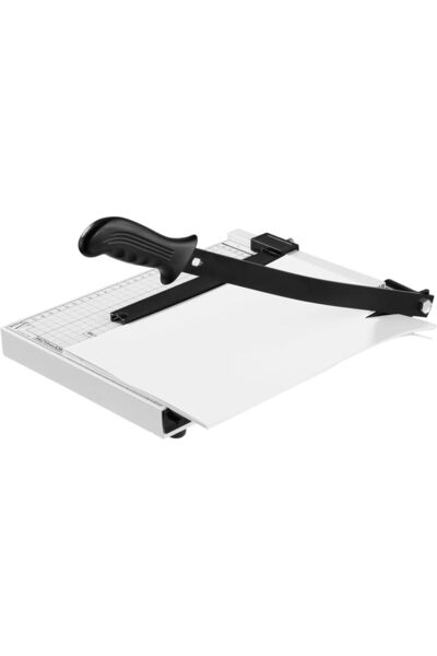 No branded قاطع ورق مقصلة ١٢ بوصة - سعة ١٠ ورقات، قطاعة ورق شديدة التحمل (A٤-B٧)