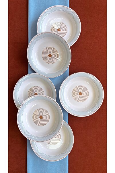 ers erbaşlar JAUNE 6 PARÇA LÜX YEMEK TABAK SETİ