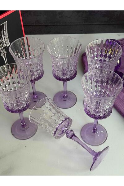 ROSSEV Darkness Purple 4-Piece Crystal Glass (120ml)