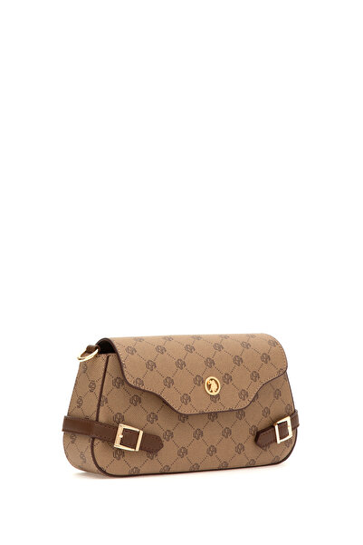 U.S. Polo Assn. Women's Dark Beige Shoulder Bag 50315212-Vr088