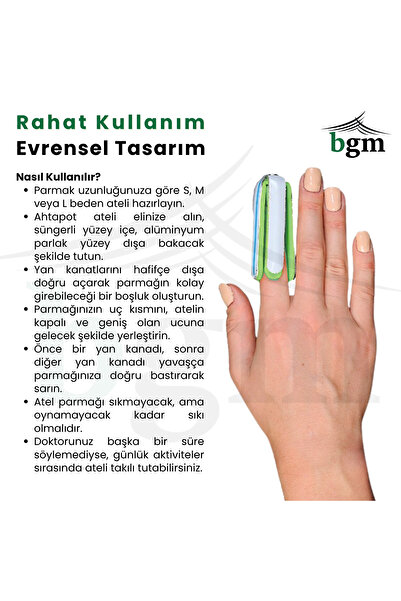 bgm Aluminum Octopus Finger Splint – Adjustable Finger Immobilizer Splint